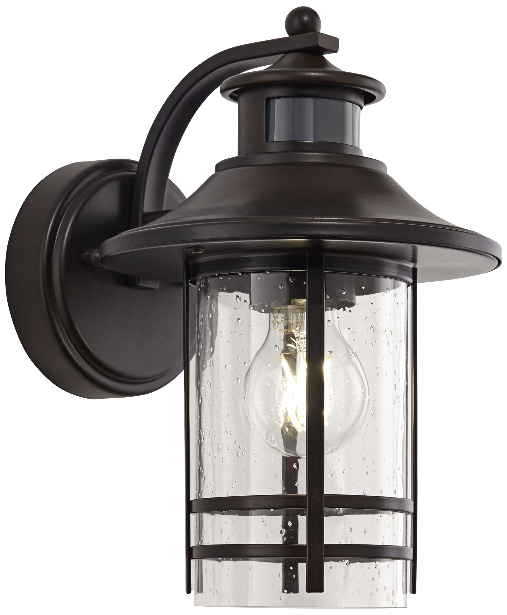 Image 6 Franklin Iron Works Galt 11 1/4" Bronze Motion Sensor Outdoor Wall Lt more views