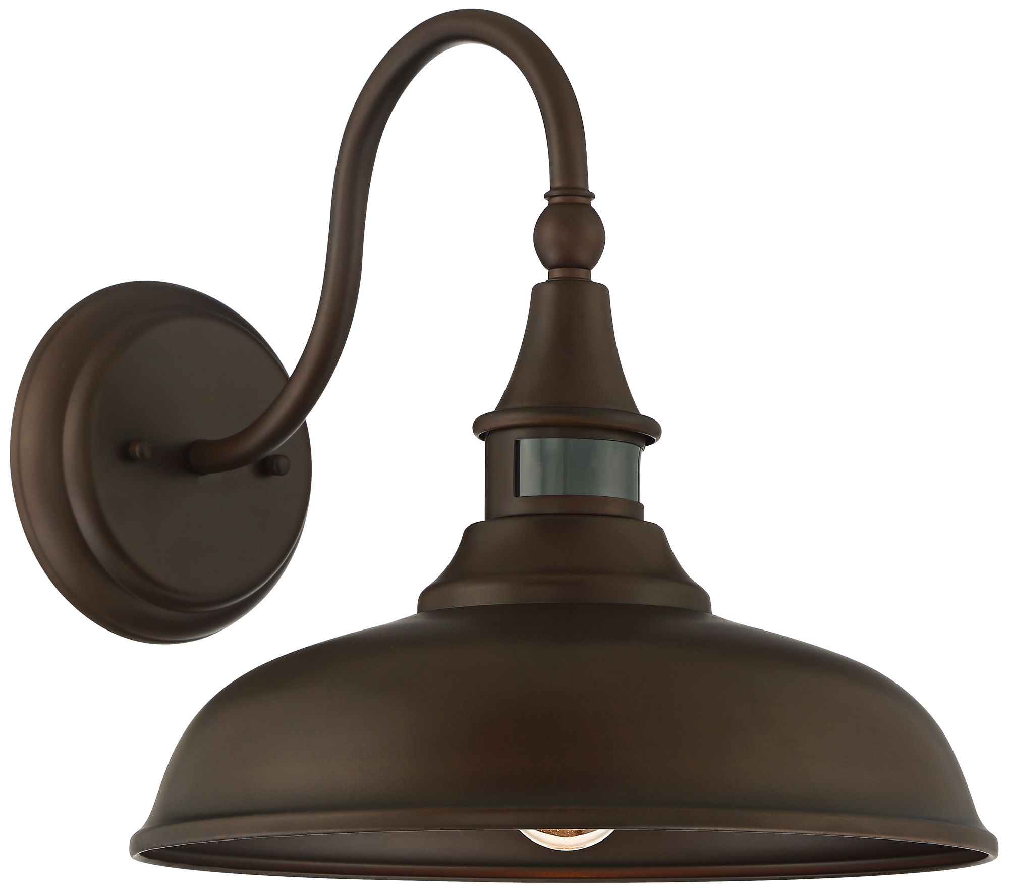 Image 6 Franklin Iron Works Gough 12 1/2" Bronze Motion Sensor Outdoor Barn Lt more views