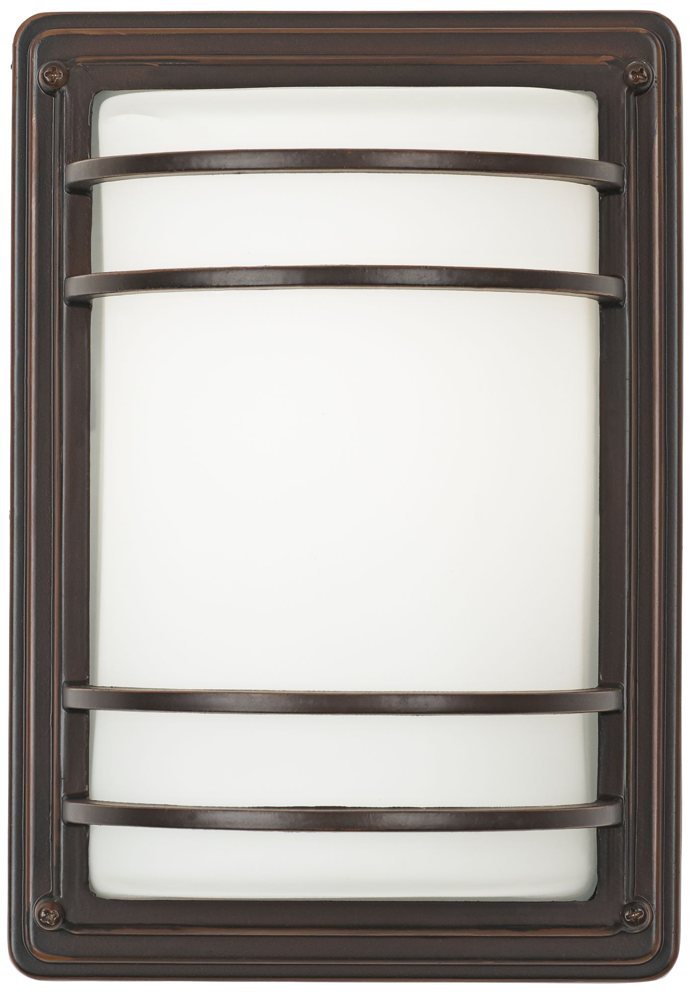 Image 5 Franklin Iron Works Habitat 11"H Bronze Opal Glass Outdoor Wall Light more views