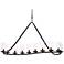 Franklin Iron Works Heritage 44" Bronze 10-Light Island Chandelier