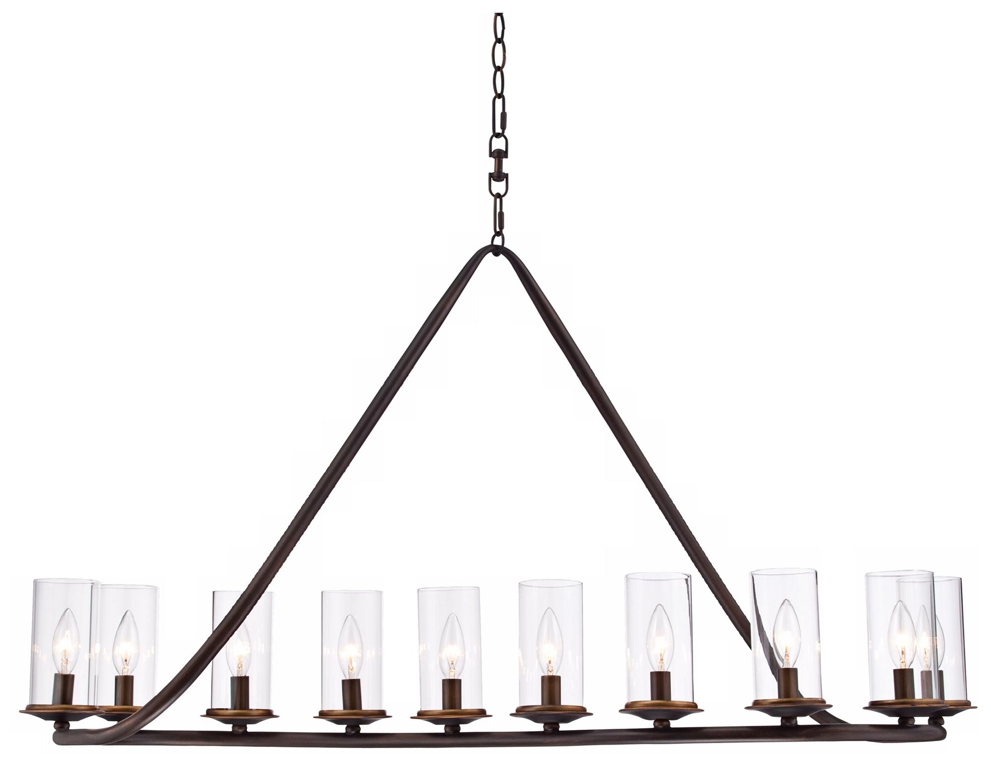 Watch A Video About the Heritage Bronze 10-Light Kitchen Island Chandelier