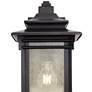 Thumbnail4 of Franklin Iron Works Hickory Point 12" Walnut Bronze Outdoor Wall Light more views