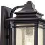 Franklin Iron Works Hickory Point 12" Walnut Bronze Outdoor Wall Light