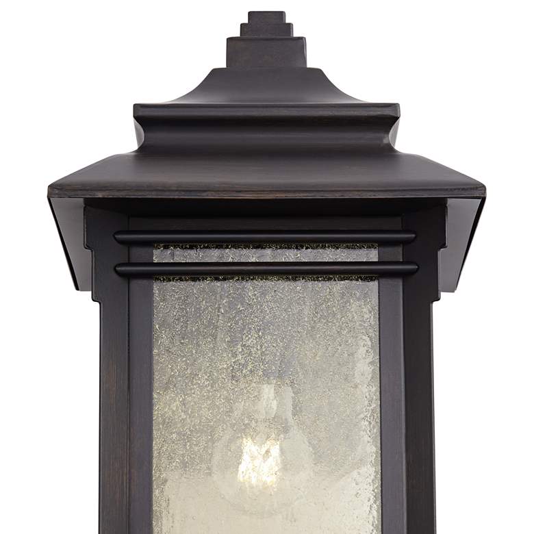 Image 3 Franklin Iron Works Hickory Point 16" High Bronze Outdoor Wall Light more views