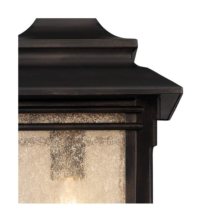 Image 4 Franklin Iron Works Hickory Point 19 1/4" Bronze Outdoor Hanging Light more views