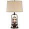 Franklin Iron Works Hobie Bronze Rustic Industrial Night Light Table Lamp