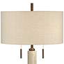 4_Franklin Iron Works Hugo 28 1/2" Rustic Modern Wood USB Table Lamp more views