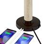 7_Franklin Iron Works Hugo 28 1/2" Rustic Modern Wood USB Table Lamp more views