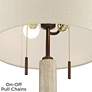 7_Franklin Iron Works Hugo 28 1/2" Wood Column USB Lamps Set of 2 more views