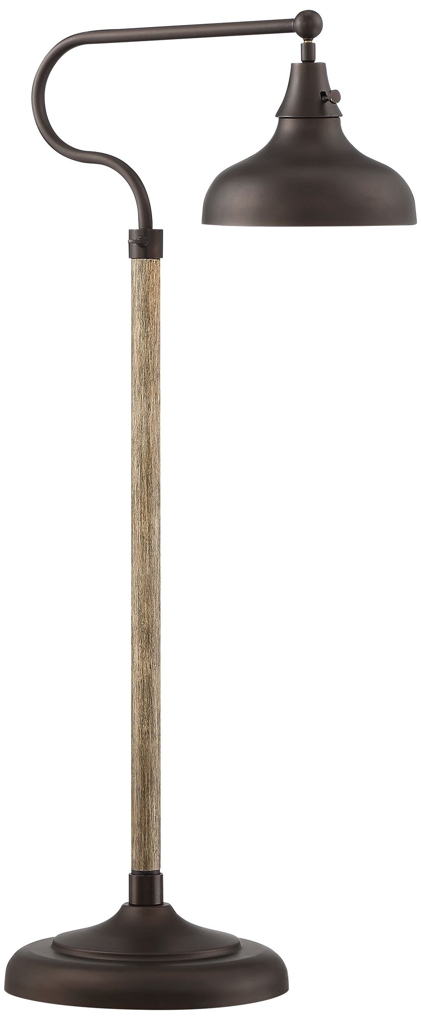 Watch A Video About the Ferris Bronze Adjustable Industrial Downbridge Pharmacy Floor Lamp