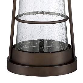 Image5 of Franklin Iron Works Industrial Lantern Night Light Table Lamp with Dimmer more views