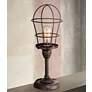 Franklin Iron Works Industrial Wire Cage 17 1/4" Accent Lamp