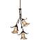Franklin Iron Works™ Intertwined Lilies Multi Light Pendant