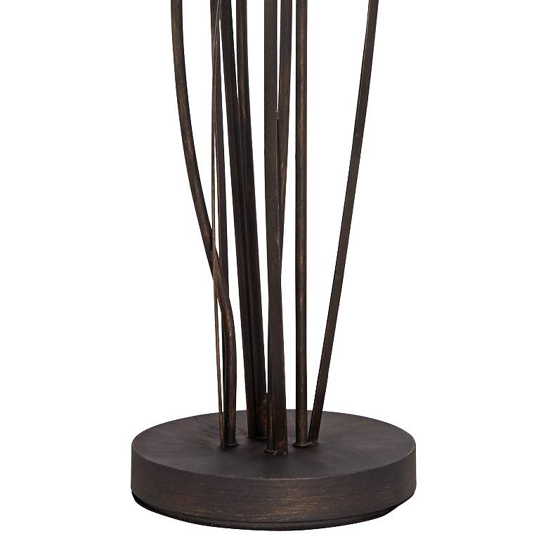 Image 5 Franklin Iron Works Jareth 73" High Black and White 4-Light Floor Lamp more views