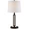 Franklin Iron Works Javier 24 1/2" Bronze USB Plug Outlet Table Lamp