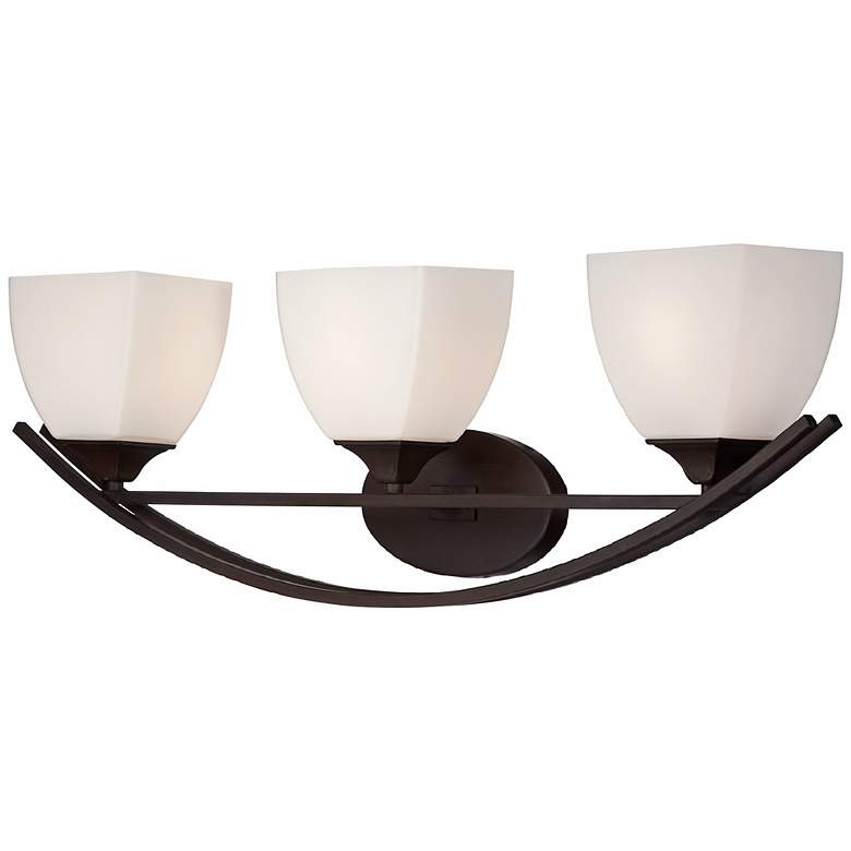 Image 6 Franklin Iron Works Jenisen Arch 29" Wide Bronze Bathroom Light more views