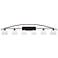 Franklin Iron Works Jenisen Arch 62 3/4" Modern Bronze Bathroom Light