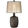 Franklin Iron Works Kelly 25 1/2" Rustic Table Lamp with Mica Shade