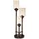 Franklin Iron Works Libby 30" High 3-Light Edison Bulb Industrial Lamp