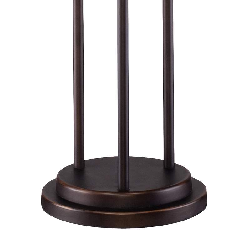 Image 5 Franklin Iron Works Libby Bronze and Seeded Glass 3-Light Tree Floor Lamp more views
