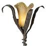 Watch A Video About the Franklin Iron Works Bronze and Gold Intertwined Lilies Floor Lamp