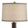 3_Franklin Iron Works Louanne 29" Bronze Table Lamp with USB Cord Dimmer more views