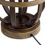 5_Franklin Iron Works Louanne 29" Bronze Table Lamp with USB Cord Dimmer more views