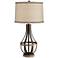 Franklin Iron Works Louanne 29" Open Oil-Rubbed Bronze Table Lamp