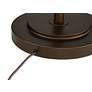 Franklin Iron Works Luz 72 1/2" Bronze Floor Lamp with USB Dimmer