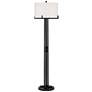 3_Franklin Iron Works Madrid 64" Matte Black Modern Floor Lamp