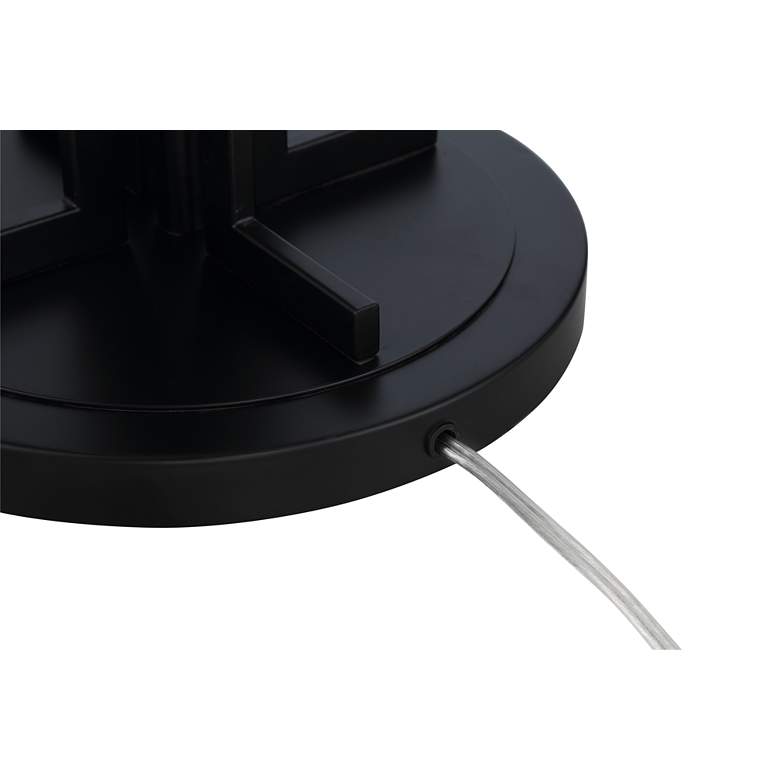 Image 7 Franklin Iron Works Madrid 64" Matte Black Modern Floor Lamp more views