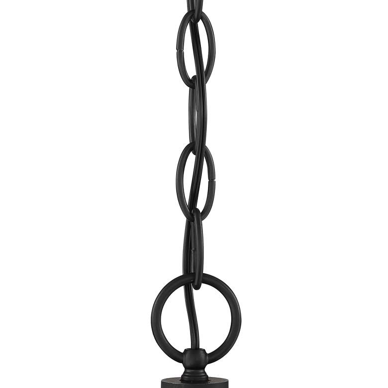 Image 5 Franklin Iron Works Manfred 36 inch Black 10-Light Candelabra Chandelier more views