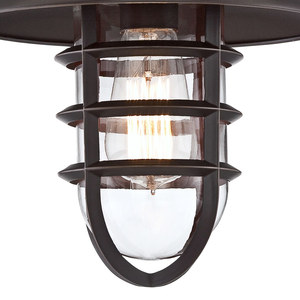 Image 5 Franklin Iron Works Marlowe 13 1/4"H Bronze Cage Outdoor Wall Light more views
