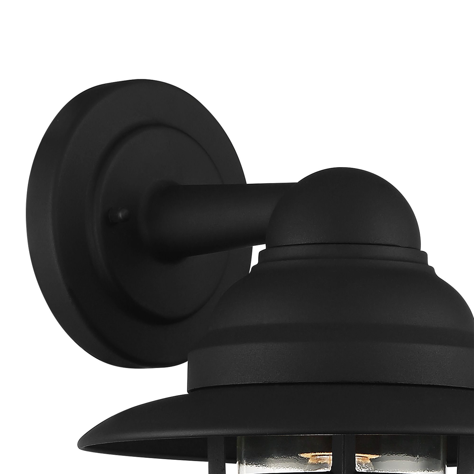 Image 3 Franklin Iron Works Marlowe 13"H Black Hooded Cage Outdoor Wall Light more views