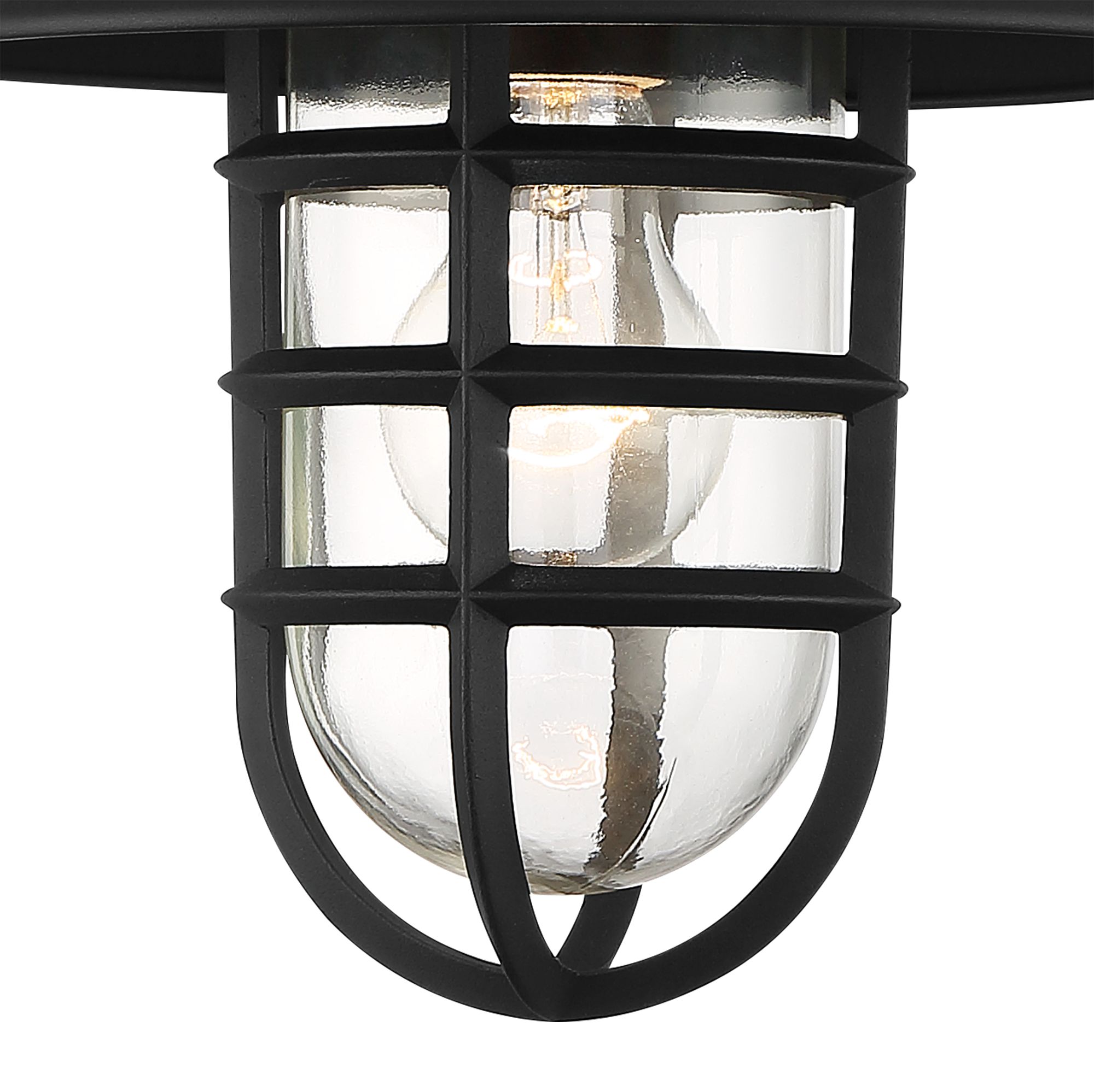 Image 4 Franklin Iron Works Marlowe 13"H Black Hooded Cage Outdoor Wall Light more views
