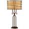 Franklin Iron Works Marlowe 28 3/4" Bronze Rustic Modern Table Lamp