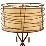 Thumbnail4 of Franklin Iron Works Marlowe 28 3/4" Bronze Rustic Modern Table Lamp more views