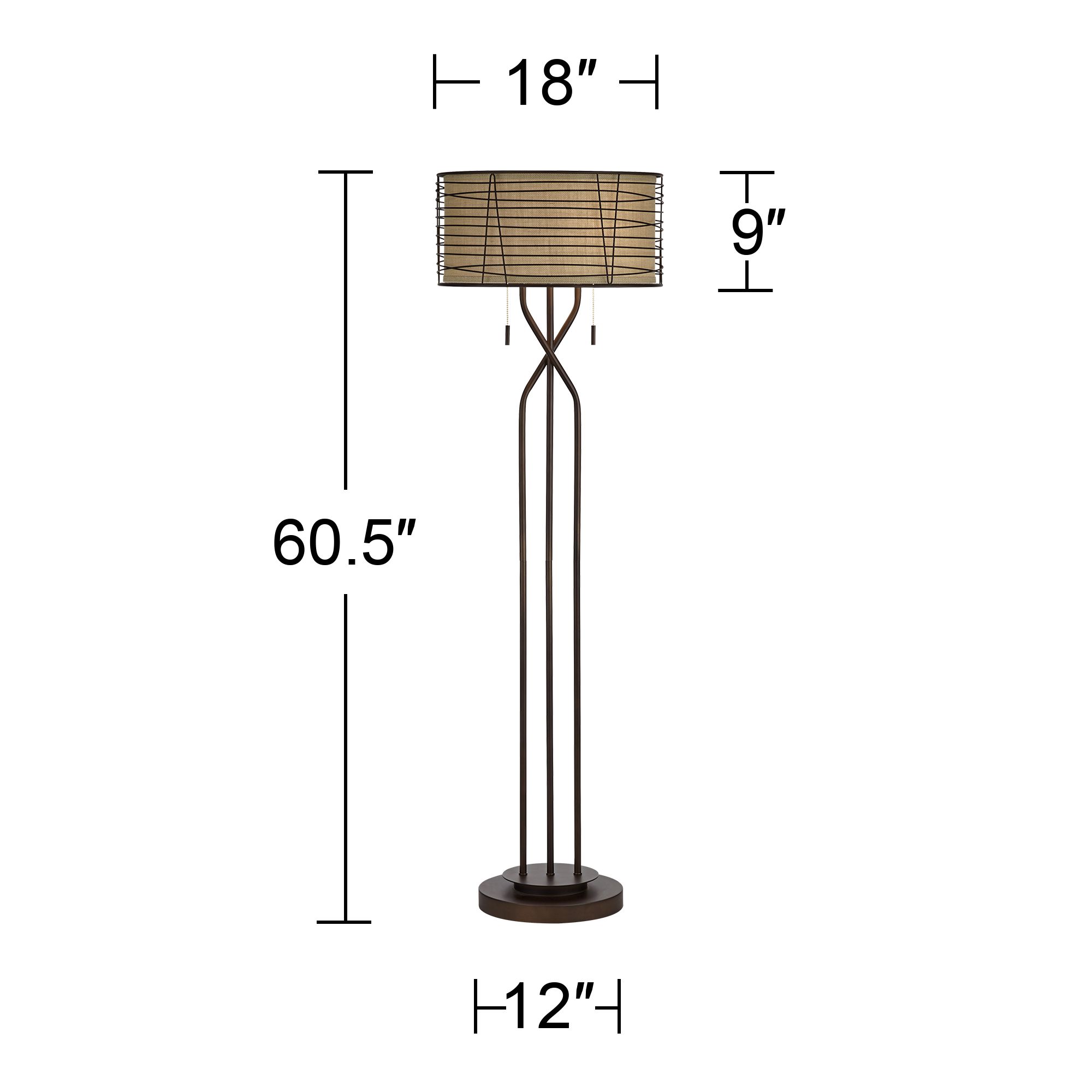 Watch a Video About the Marlowe Woven Metal Floor Lamp
