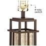 Franklin Iron Works Matthew Brown Metal Table Lamp with LED Night Light