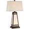 Franklin Iron Works Mica Glass Mission Night Light Table Lamp