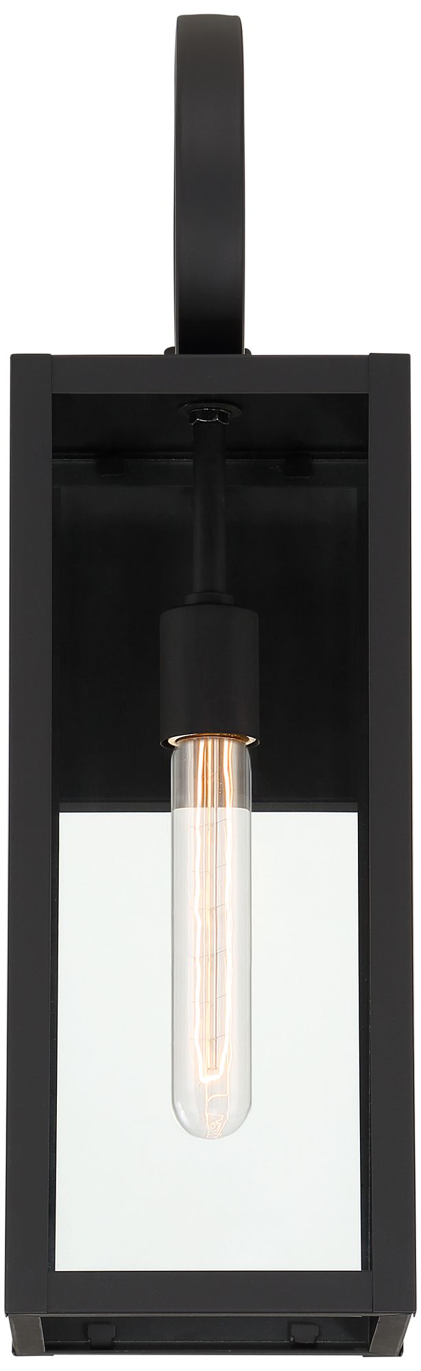 Image 5 Franklin Iron Works Mira 21"H Black Finish Outdoor Lantern Wall Light more views