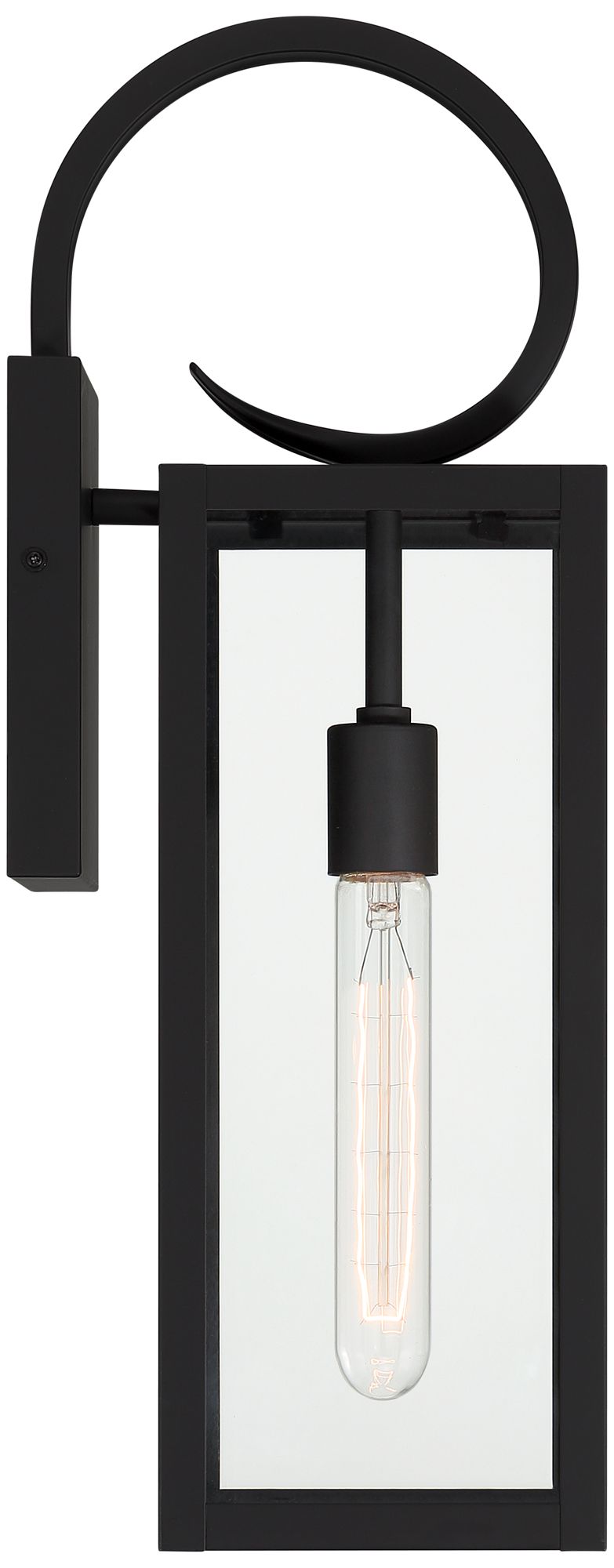 Image 7 Franklin Iron Works Mira 21"H Black Finish Outdoor Lantern Wall Light more views