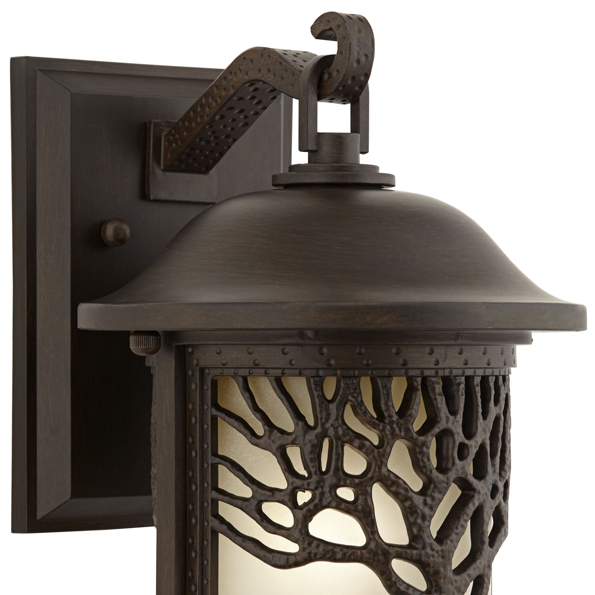 Image 4 Franklin Iron Works Mission Tree 12 1/4" Bronze Outdoor Wall Light more views