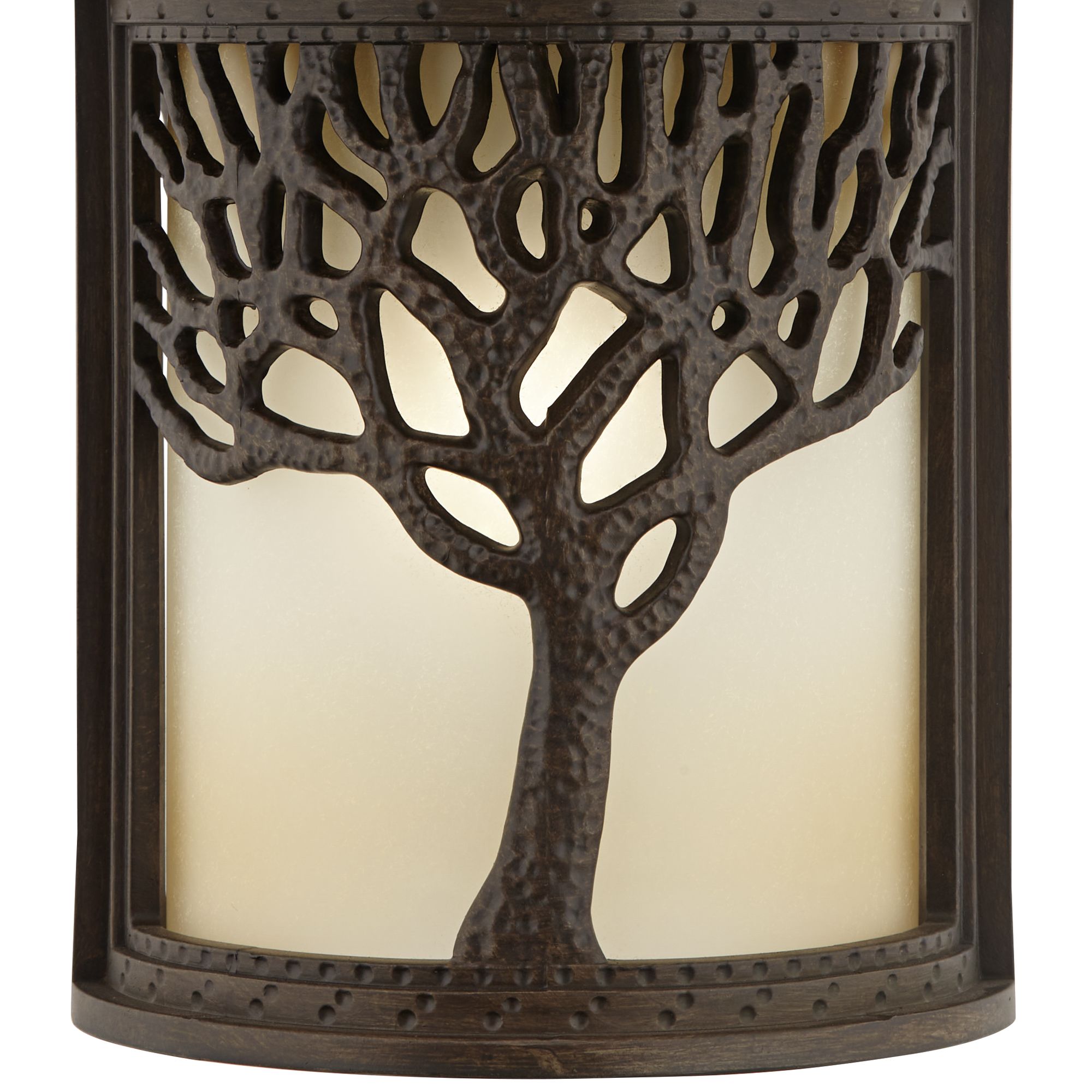 Image 5 Franklin Iron Works Mission Tree 12 1/4" Bronze Outdoor Wall Light more views