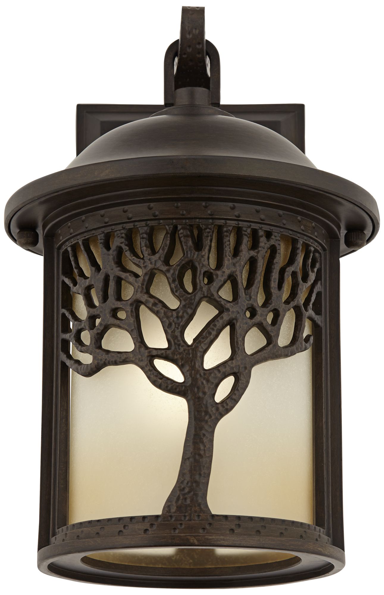 Image 6 Franklin Iron Works Mission Tree 12 1/4" Bronze Outdoor Wall Light more views