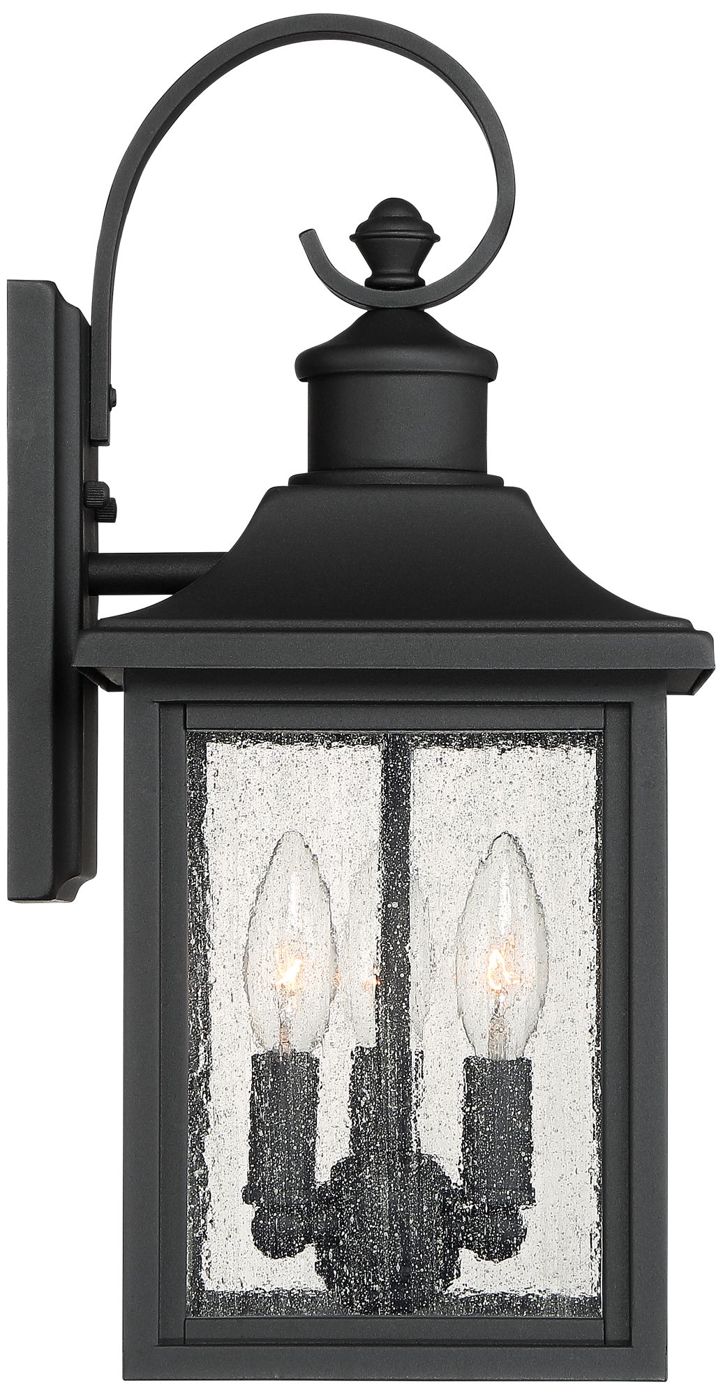 Image 7 Franklin Iron Works Moray Bay 17 3/4" Black 3-Light Outdoor Wall Light more views