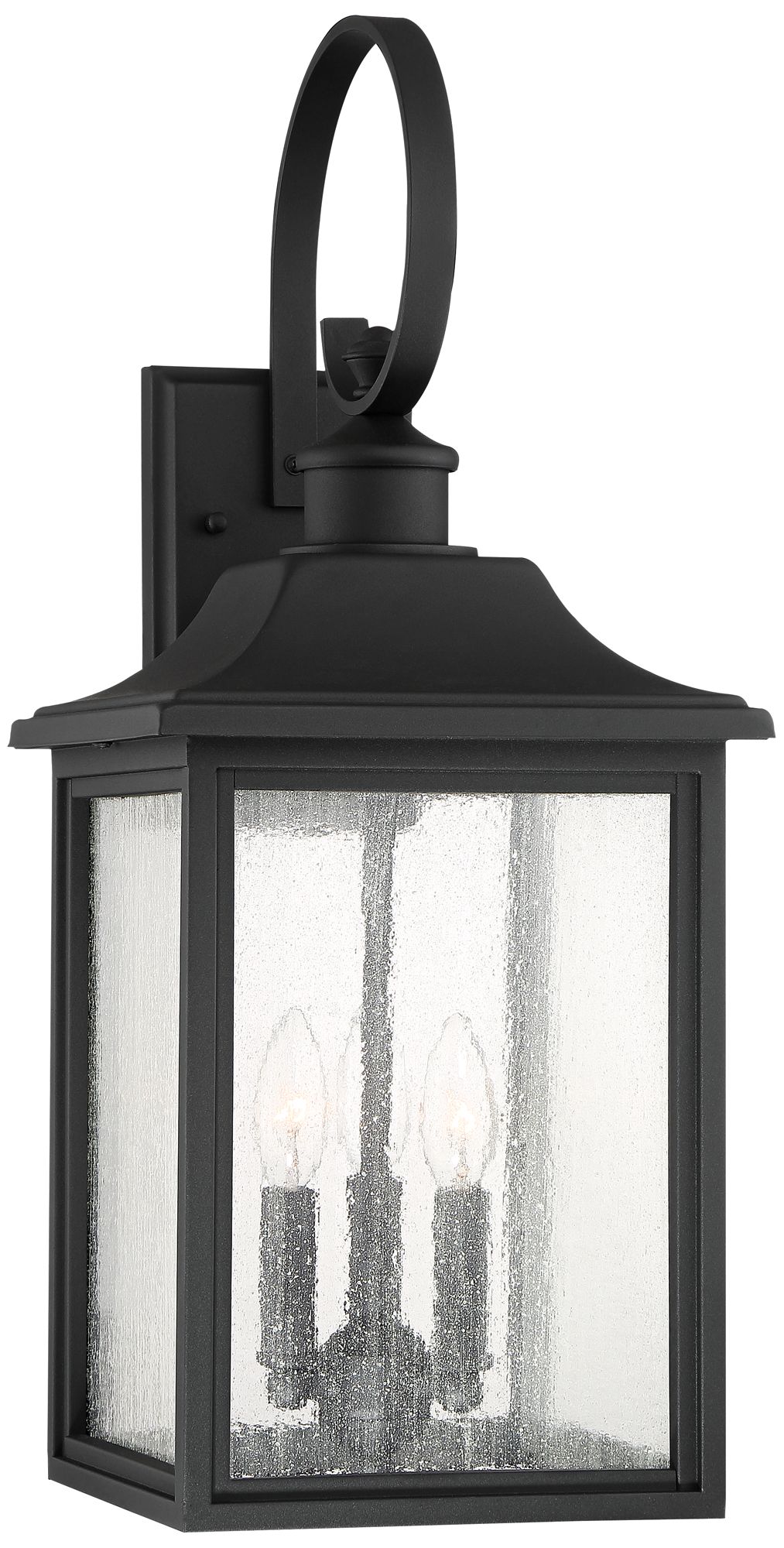 Image 6 Franklin Iron Works Moray Bay 24" Black Trad. Outdoor Wall Lantern more views