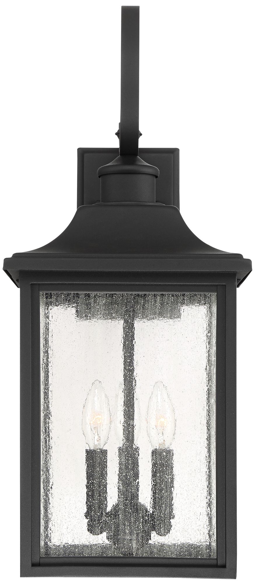 Image 7 Franklin Iron Works Moray Bay 24" Black Trad. Outdoor Wall Lantern more views