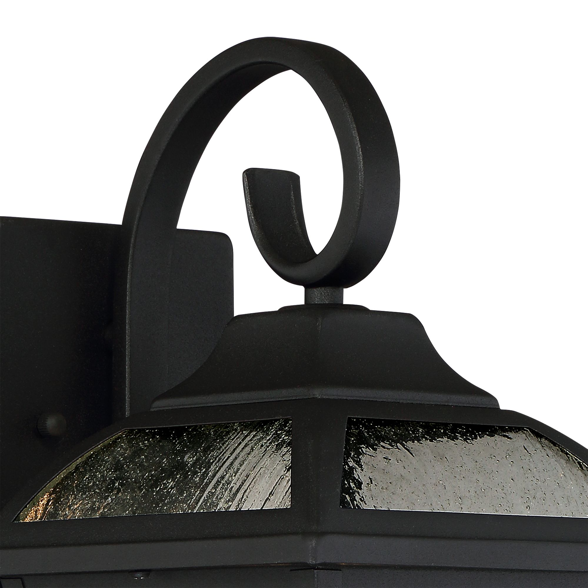 Image 4 Franklin Iron Works Mosconi 15" Black Carriage Outdoor Lights Set of 2 more views