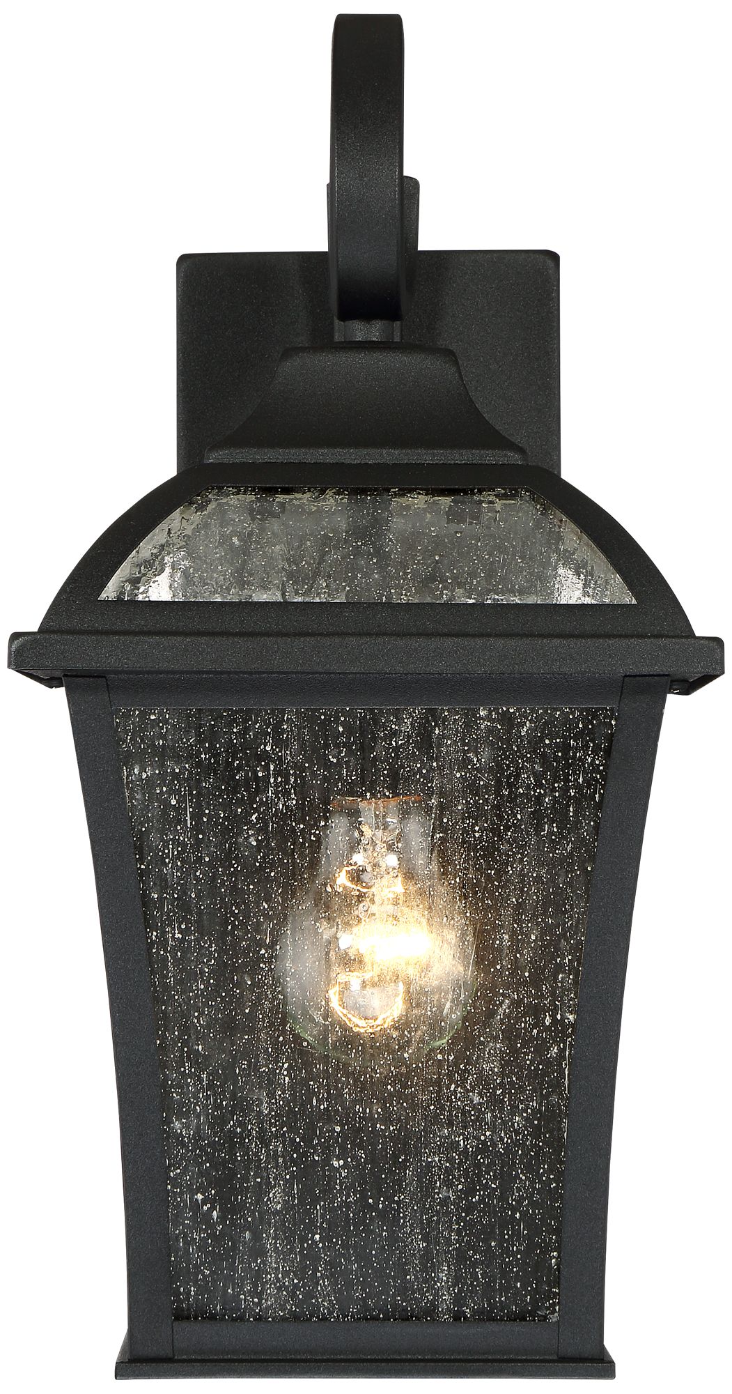 Image 6 Franklin Iron Works Mosconi 15" Black Carriage Outdoor Lights Set of 2 more views